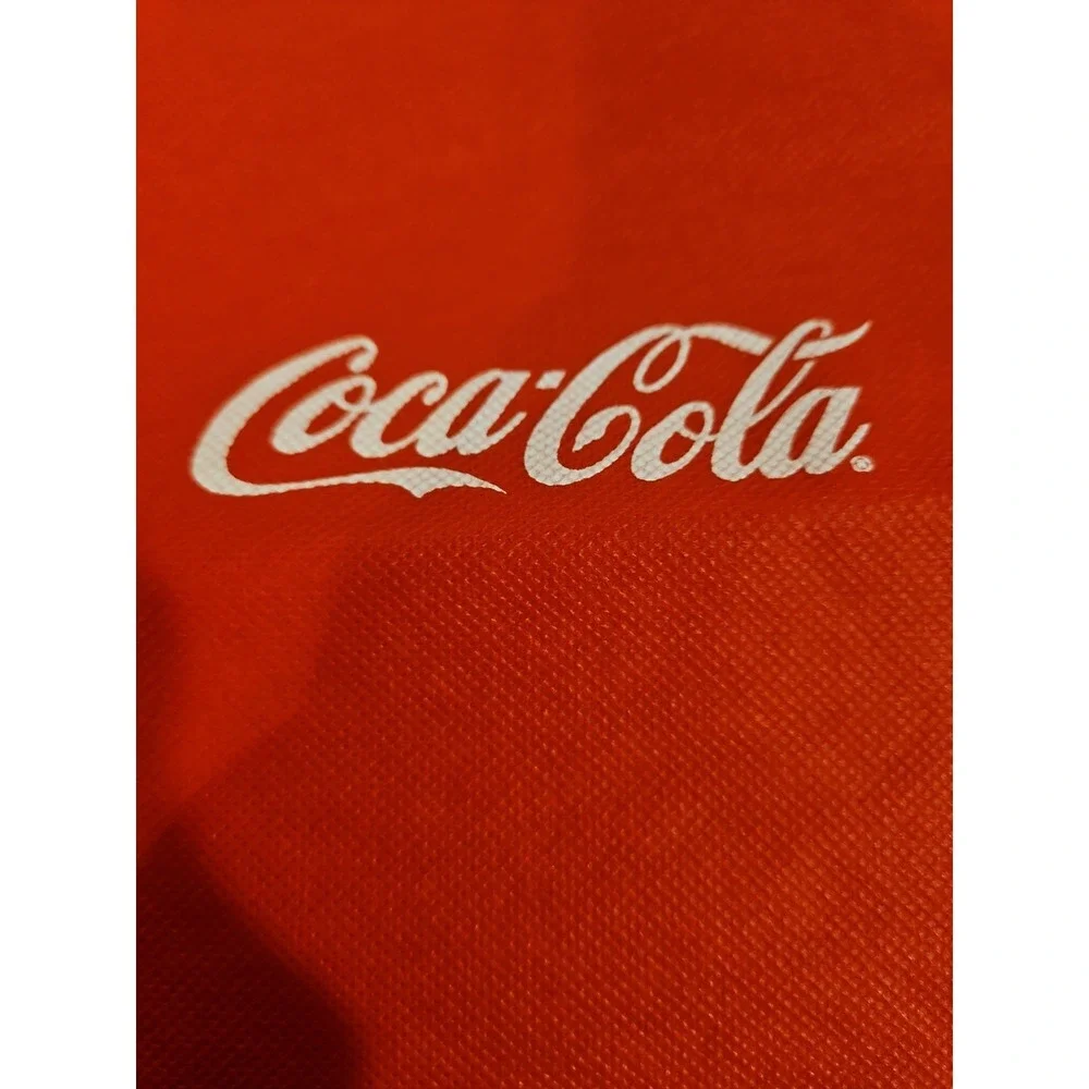 NEW COCA-COLA RED CINCH DRAWSTRING‎ BACKBACK BAG 16x13